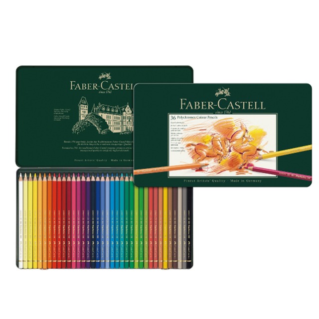 【Faber-Castell】輝柏 藝術家級油性色鉛筆36色 / 盒 110036