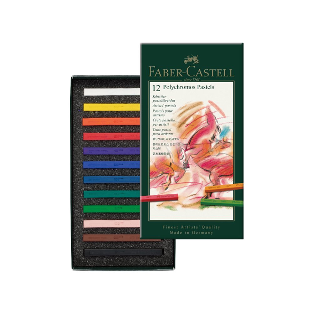 【Faber-Castell】輝柏 藝術家級粉彩條 12色 / 盒 128512