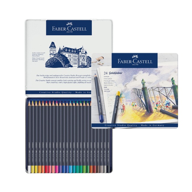【Faber-Castell】輝柏 油性色鉛筆 24色 / 盒 114724