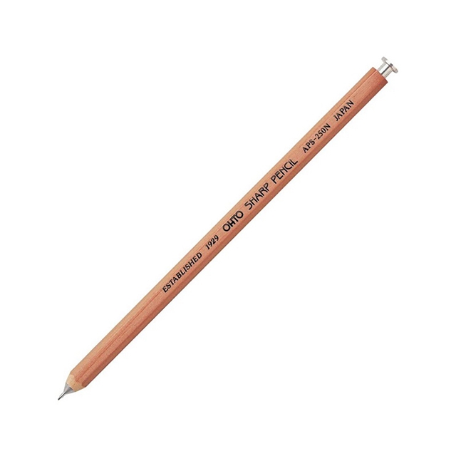 【日本OHTO】0.5mm天然木質六角自動鉛筆