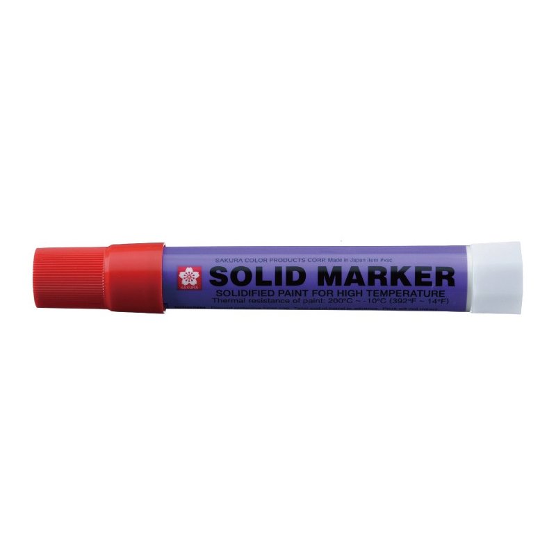 櫻花 SAKURA 工業蠟筆 工業筆 單色12支 /盒 XSC、紅