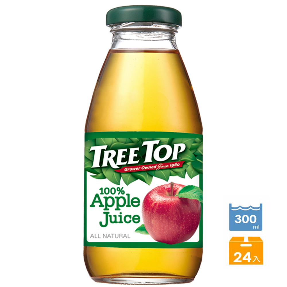 《Treetop》樹頂蘋果汁300ml(24瓶)