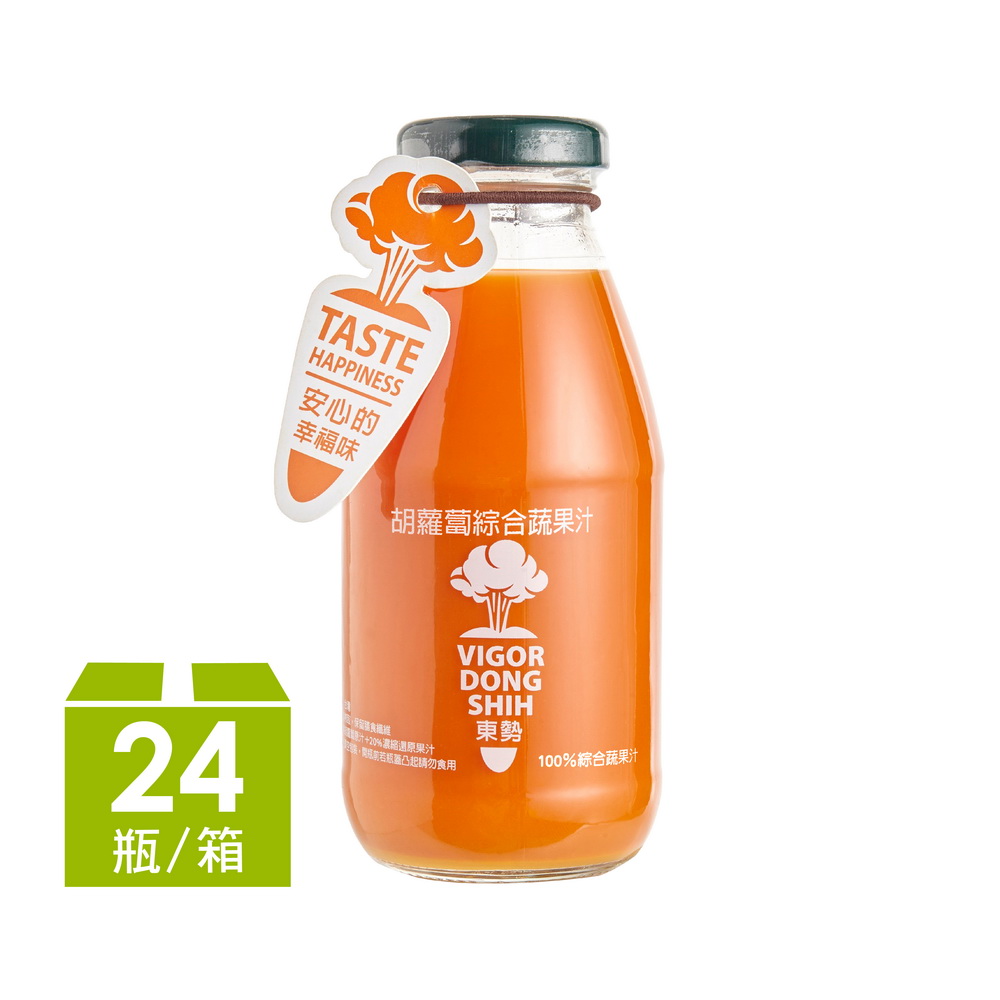 【VDS活力東勢】胡蘿蔔綜合蔬果汁 290ml (24瓶/箱)