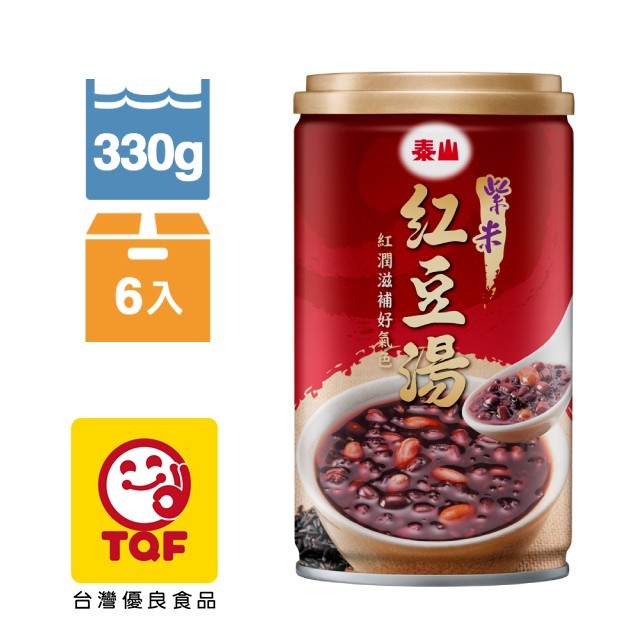 泰山 紫米紅豆湯330g(6入)