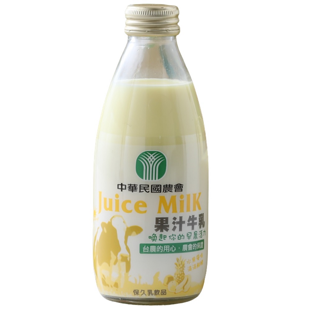 【台農乳品】果汁保久乳飲品250mlx24瓶(箱)