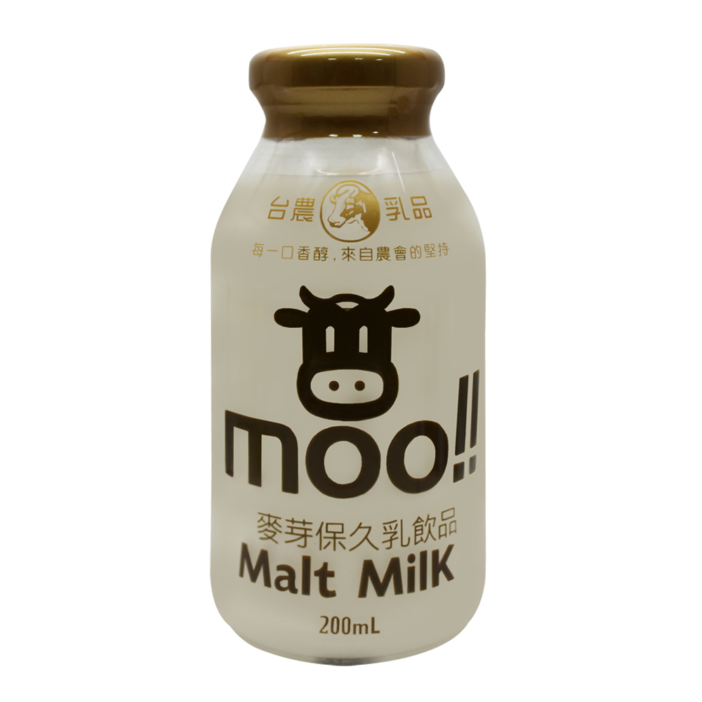 【台農乳品】麥芽保久乳飲品200mlx24瓶(箱)