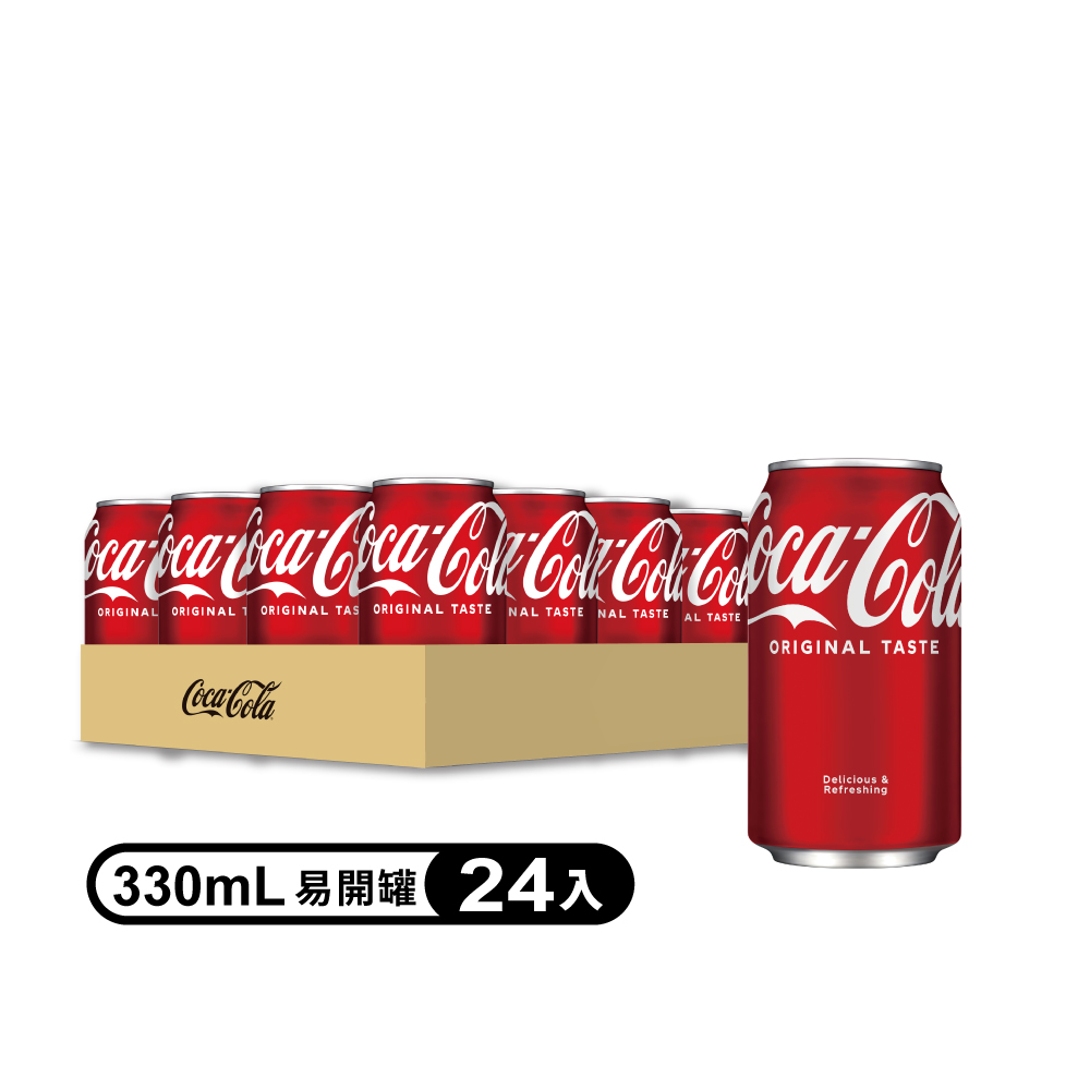 可口可樂330ml易開罐(24入)