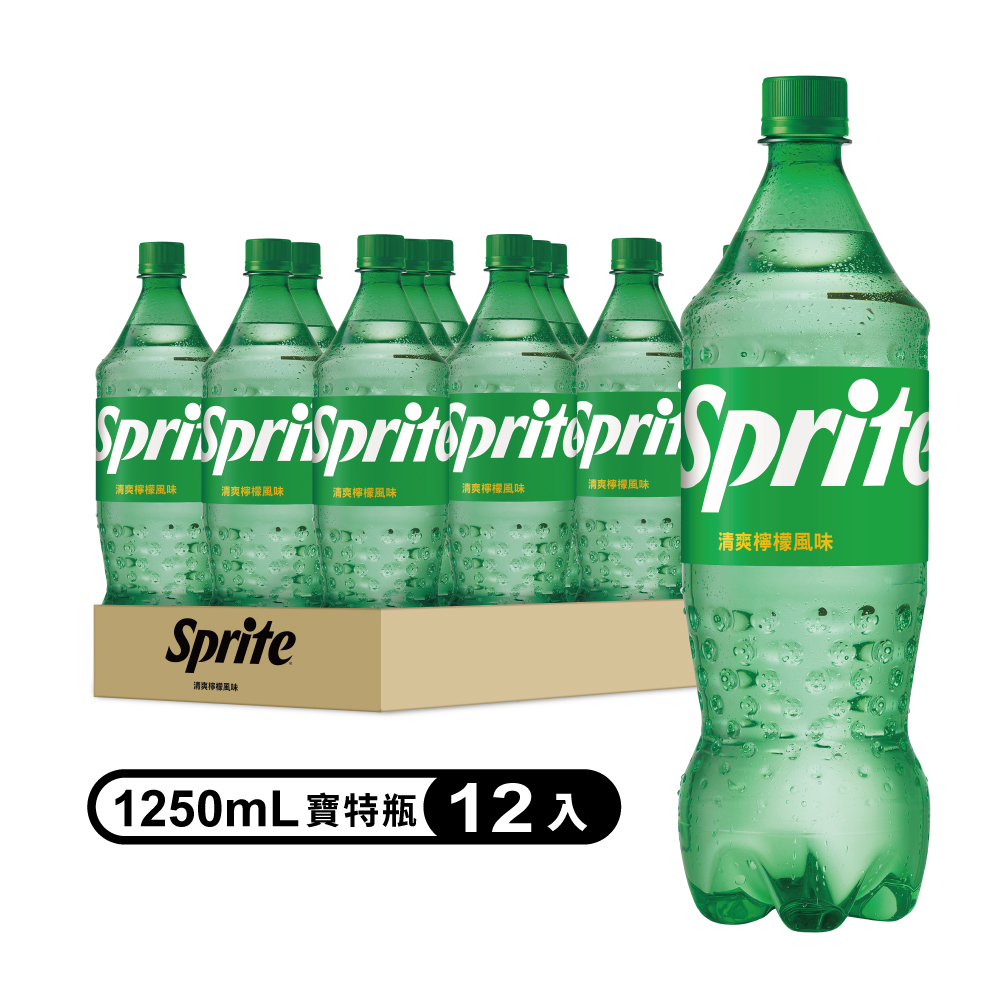 雪碧 寶特瓶1250ml(12入/箱)