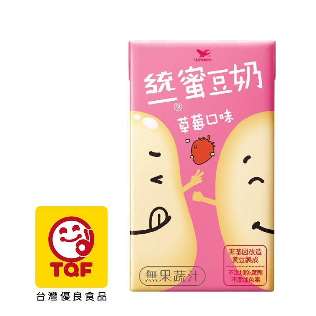 《統一》蜜豆奶-草莓口味(24入/箱)