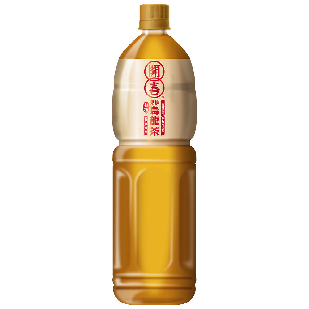 開喜 凍頂烏龍茶有糖款 (1500mlx12入/箱)