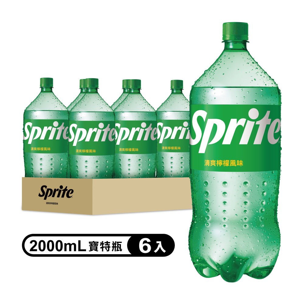雪碧汽水2000ml(6瓶/箱)