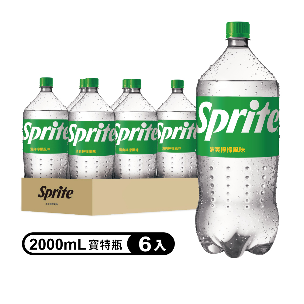 雪碧汽水2000ml(6瓶/箱)