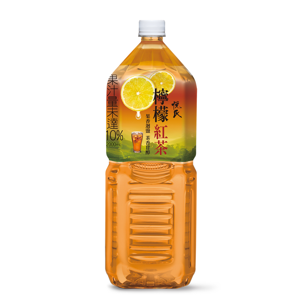 《悅氏》檸檬紅茶2000ml(8瓶/箱)