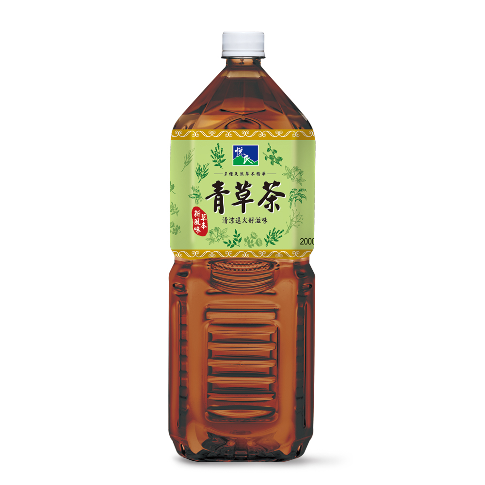 《悅氏》青草茶2000ml(8瓶/箱)