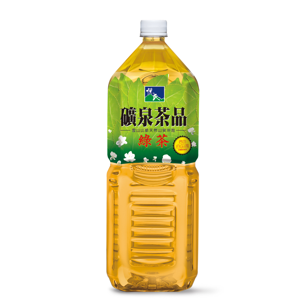悅氏 礦泉茶品-綠茶2L(8瓶/箱)