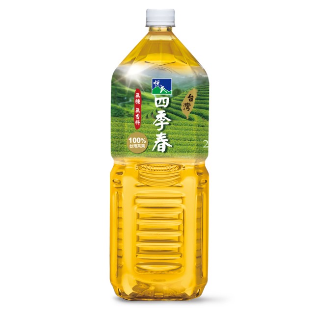悅氏 四季春茶-無糖2L(8瓶/箱)