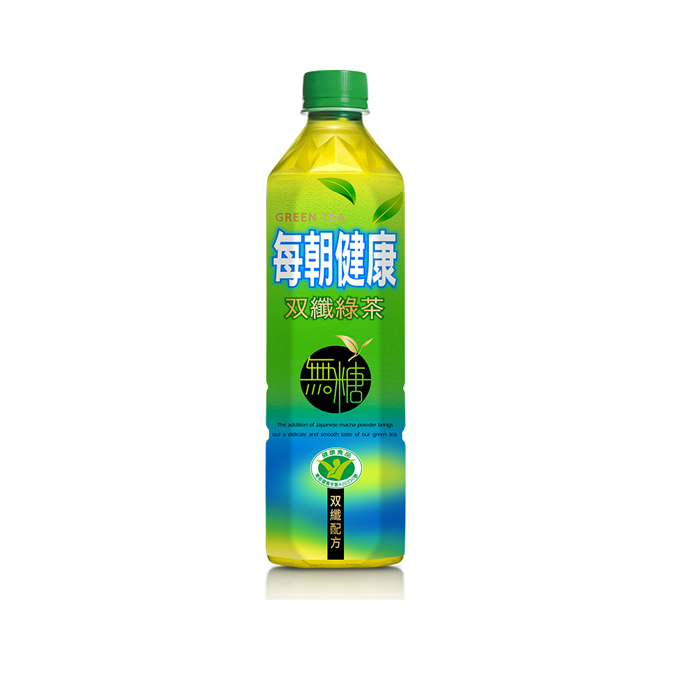 每朝健康雙纖綠茶650ml(4入/組)