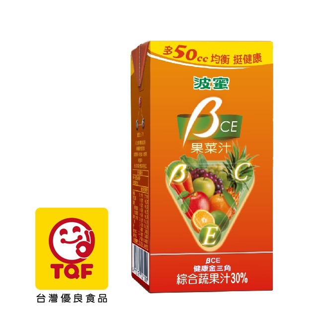 波蜜 果菜汁βCE 300ml(24入/箱)