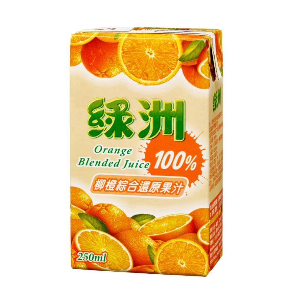 黑松綠洲100%柳橙綜合還原果汁250ml (24入/箱)
