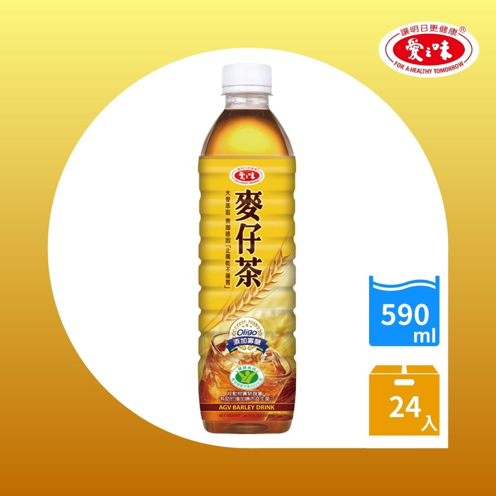 【愛之味】麥仔茶590ml(24入/箱)