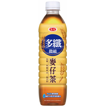 【愛之味】多纖微礦 麥仔茶 590ml (4入)