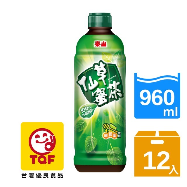 泰山 仙草蜜茶(960mlx12入)