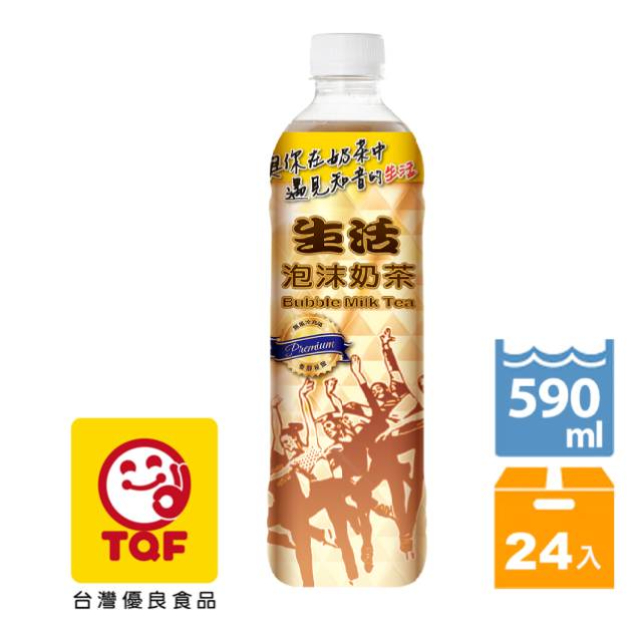 生活 泡沫奶茶(590mlx24入)