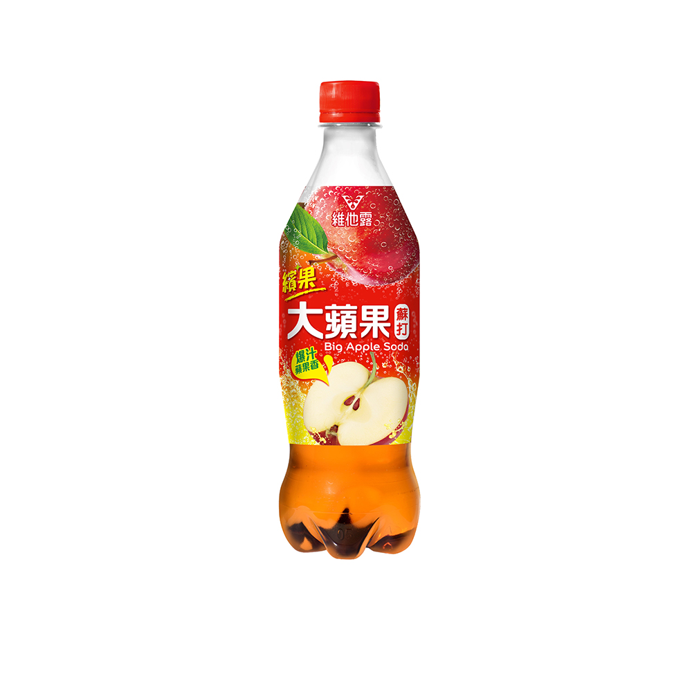 維他露 大蘋果蘇打 610ml(24入/箱)