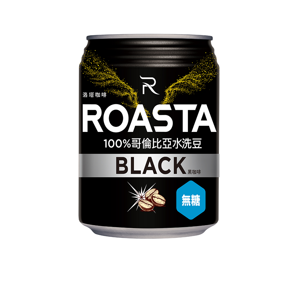 ROASTA 無糖黑咖啡230ml(24入/箱)