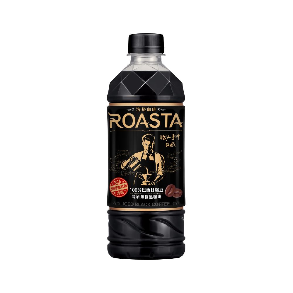 ROASTA 冷研無糖黑咖啡455ml(24入/箱)
