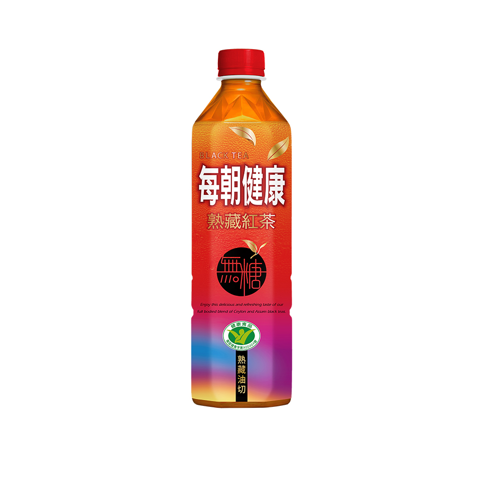 每朝健康 無糖紅茶650ml(4入/組)