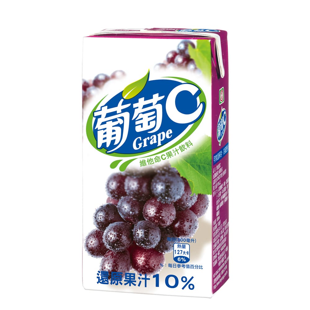 黑松葡萄C 葡萄果汁飲料300ml (24入/箱)