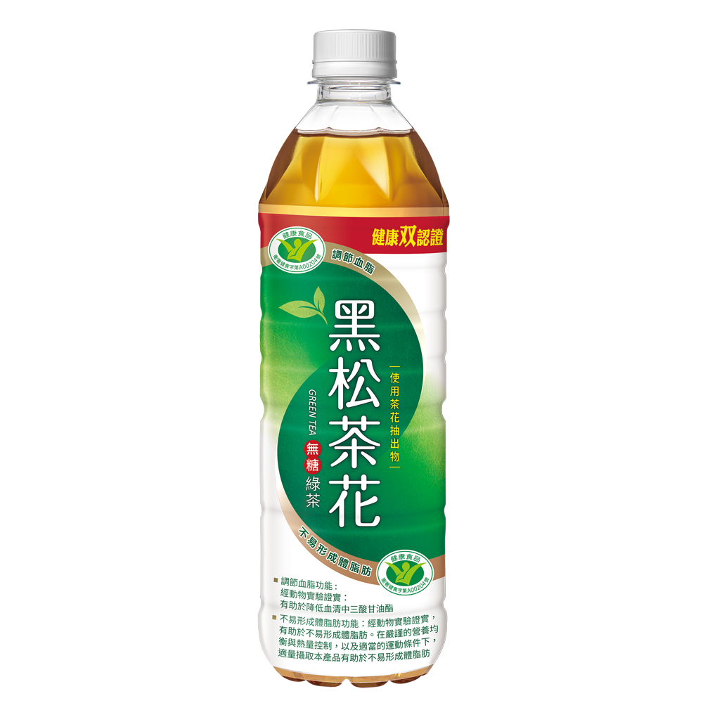 黑松茶花綠茶 580ml (24入/2箱)