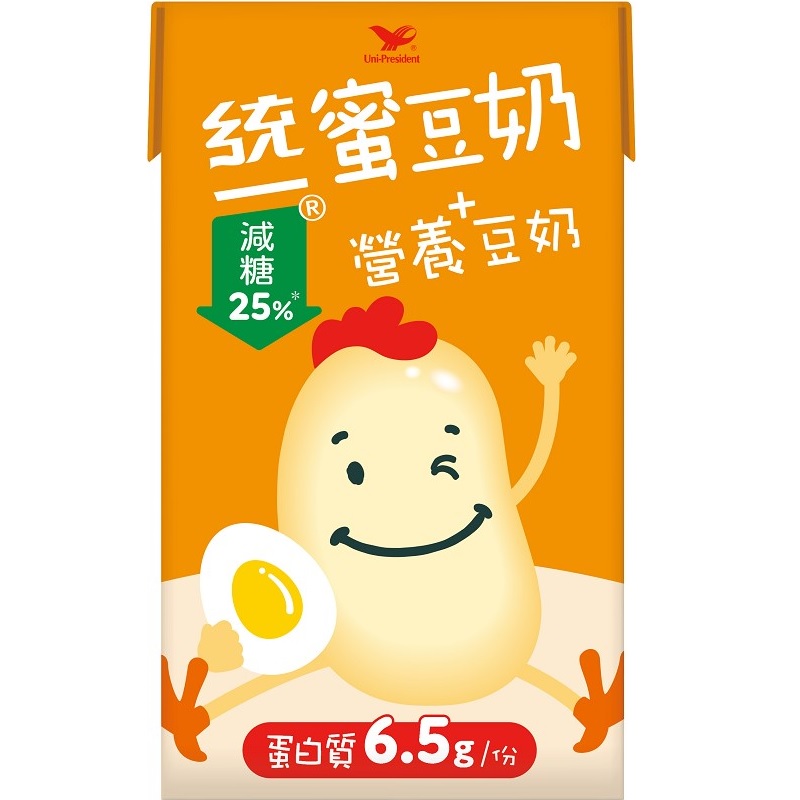 減糖25%【統一蜜豆奶】營養+豆奶250ml*24入