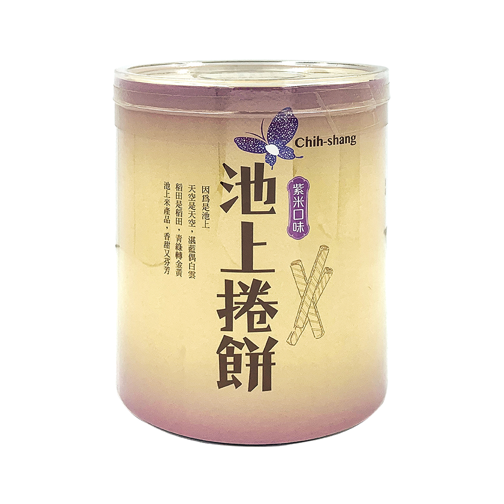 【池上鄉農會】池上捲餅-紫米150g/罐