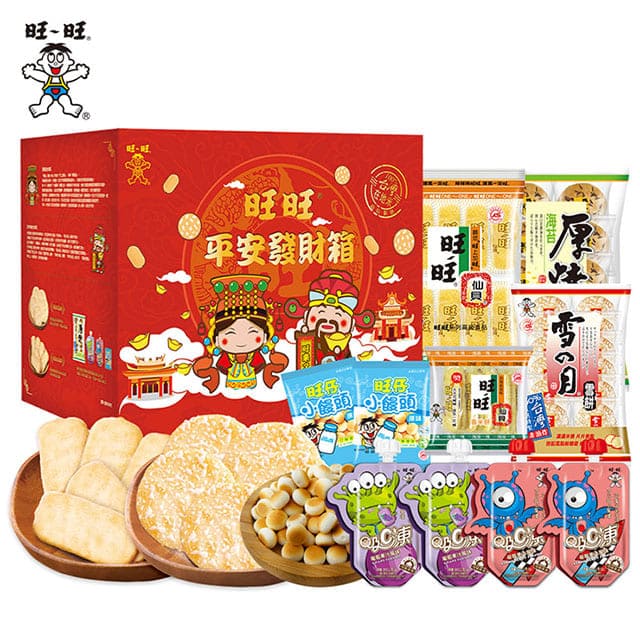 【旺旺】旺旺平安發財箱 857g x3