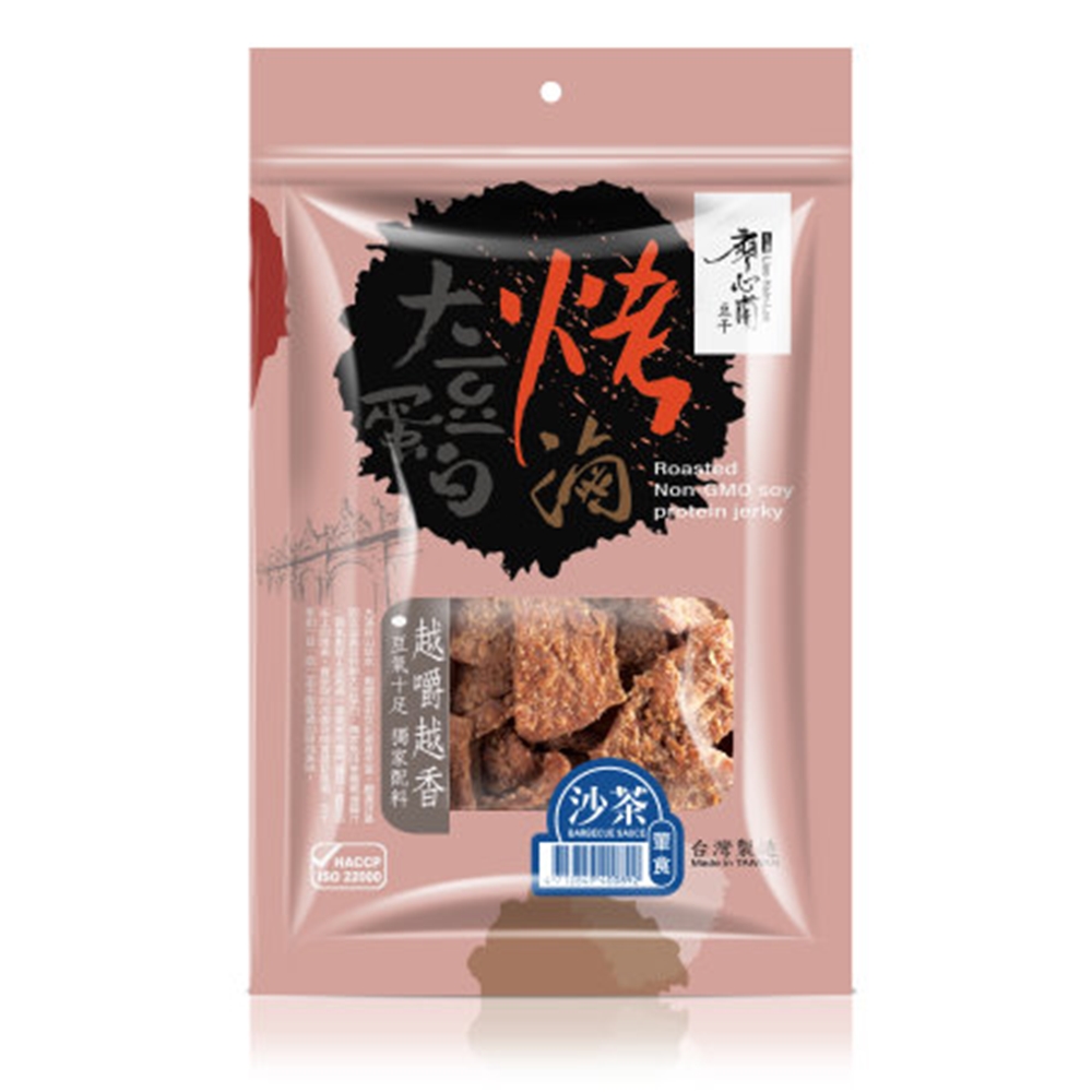 【大溪廖心蘭】烤滷大豆蛋白-沙茶口味100g/包