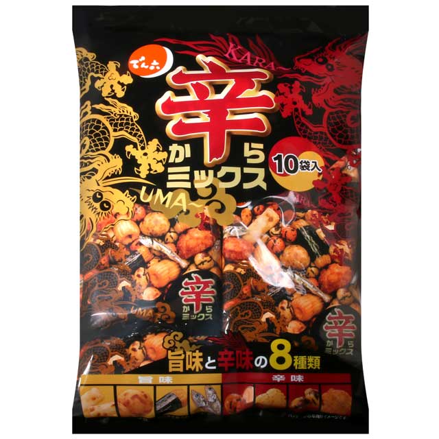 《日本》辣味什錦豆果子-10袋入(260g)