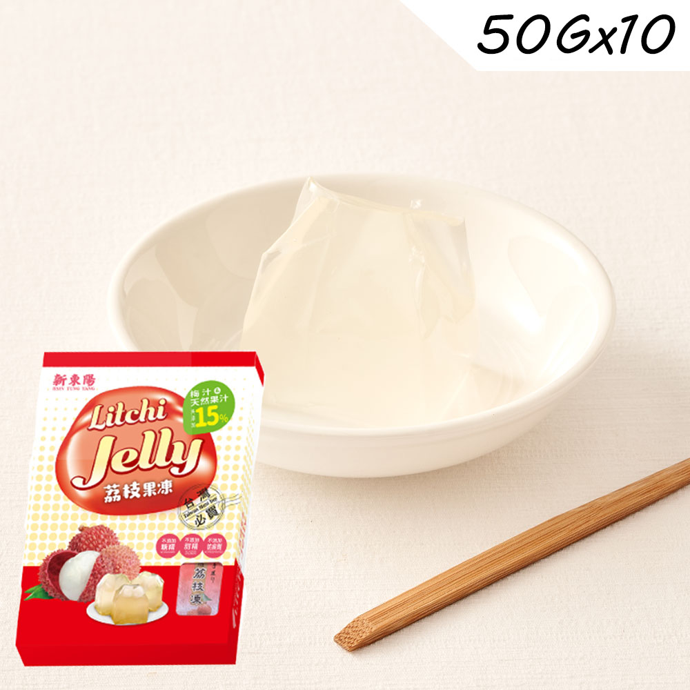 【新東陽】臺灣果品荔枝果凍500g