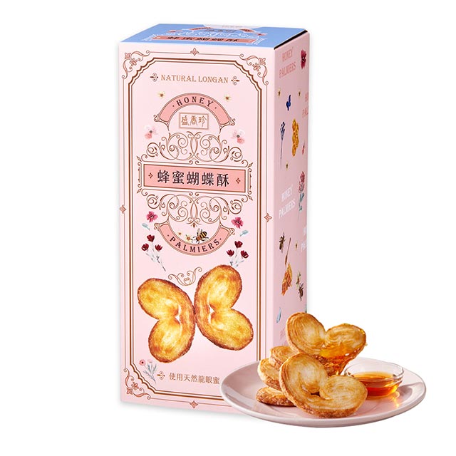 《盛香珍》蜂蜜蝴蝶酥204g/盒