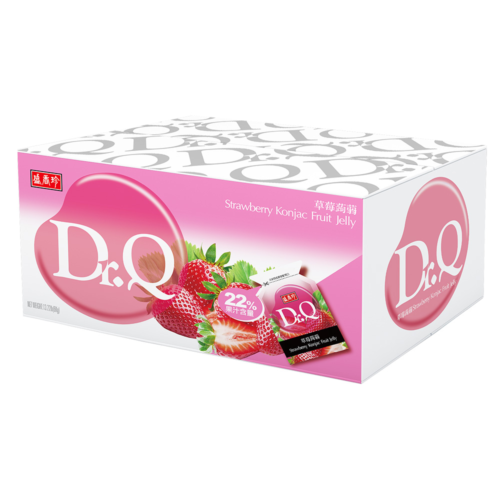 《盛香珍》Dr. Q 草莓蒟蒻果凍量販箱6KG/箱