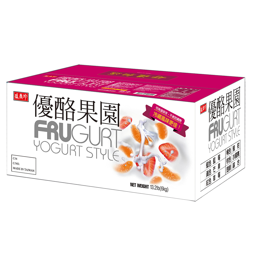 盛香珍 優酪果園(綜合風味)6kg/箱