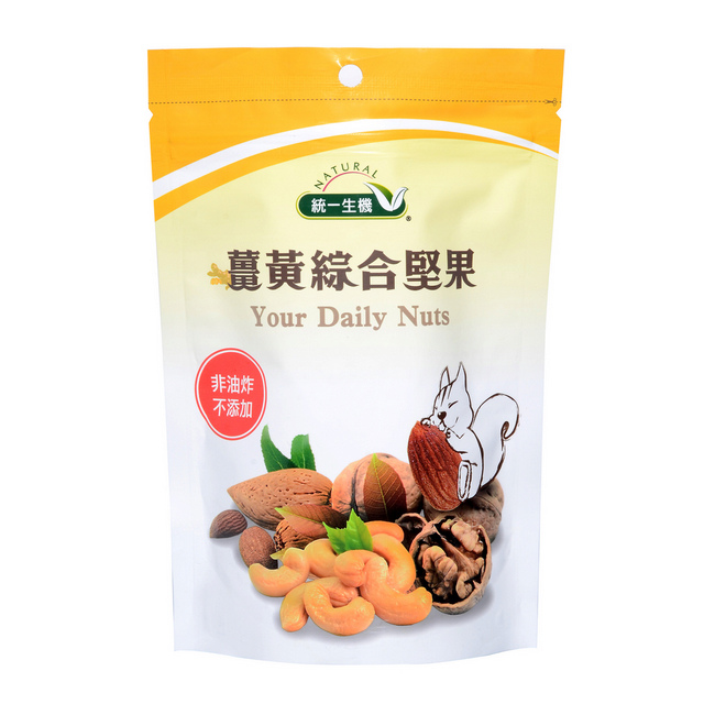 《統一生機》薑黃綜合堅果(150g/包)