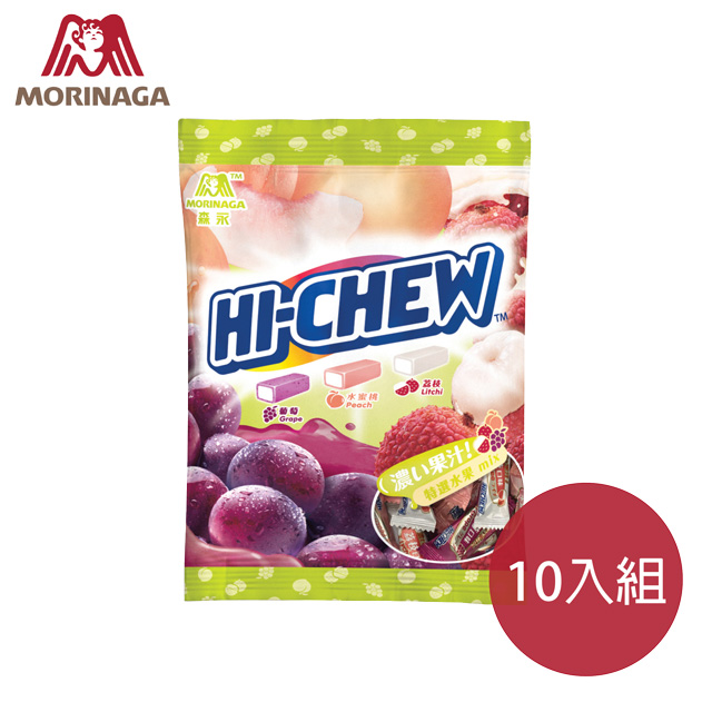 森永嗨啾軟糖 (特選水果口味)-90g x10入
