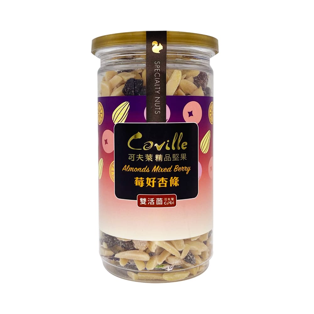 【Coville可夫萊精品堅果 】雙活菌莓好杏條200g/罐 | 3入組 | 植享生活