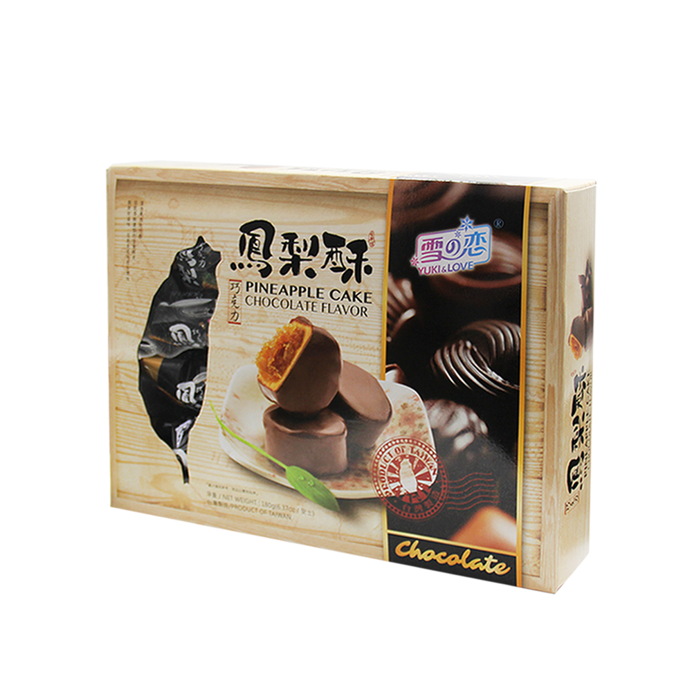 【雪之戀】巧克力鳳梨酥 180g/盒