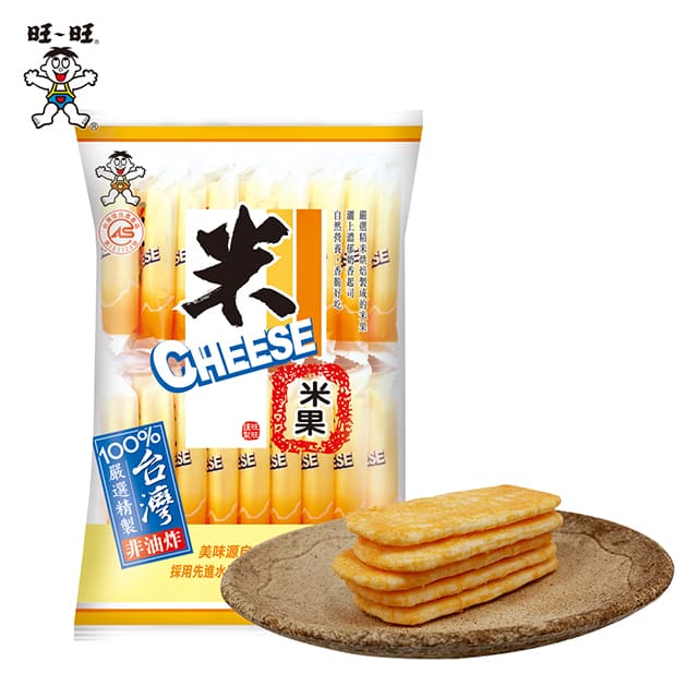【旺旺】起司米果105g(2枚x18袋) x4