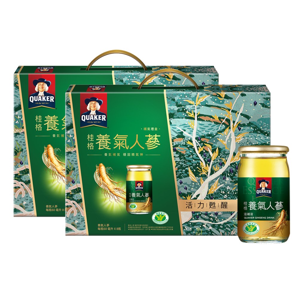 桂格 養氣人參禮盒(8入x2盒)