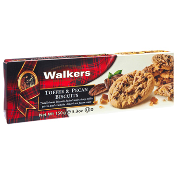 英國Walkers 蘇格蘭皇家太妃胡桃餅乾150g