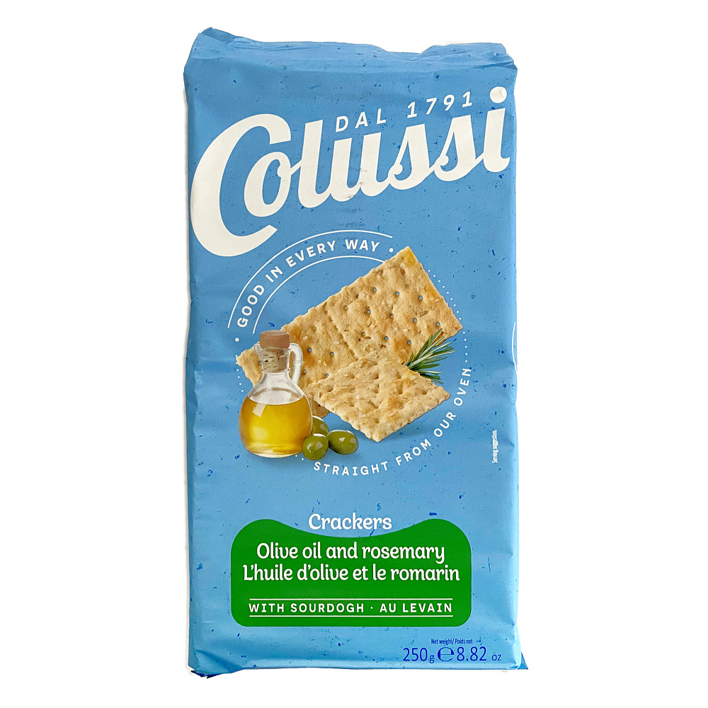 《Colussi》義大利可露希蘇打餅(橄欖油迷迭香味)250g